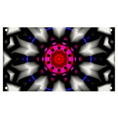 Kaleidoscope-round-metal Banner And Sign 7  X 4  by Bedest