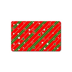 Christmas-paper-star-texture     - Magnet (Name Card)