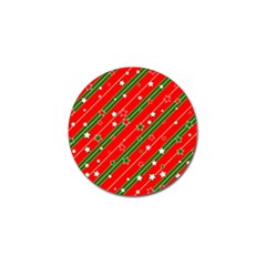 Christmas-paper-star-texture     - Golf Ball Marker (10 pack)