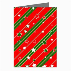 Christmas-paper-star-texture     - Greeting Cards (Pkg of 8)