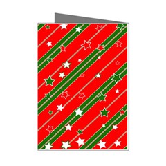 Christmas-paper-star-texture     - Mini Greeting Cards (Pkg of 8)