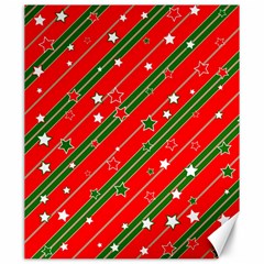 Christmas-paper-star-texture     - Canvas 20  x 24 