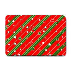 Christmas-paper-star-texture     - Small Doormat