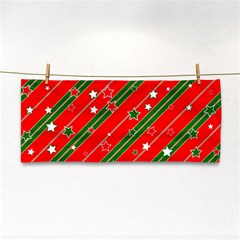 Christmas-paper-star-texture     - Hand Towel