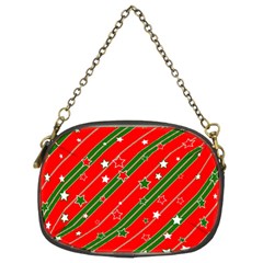 Christmas-paper-star-texture     - Chain Purse (Two Sides)