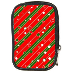 Christmas-paper-star-texture     - Compact Camera Leather Case