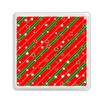 Christmas-paper-star-texture     - Memory Card Reader (Square) Front