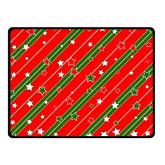 Christmas-paper-star-texture     - Two Sides Fleece Blanket (Small)