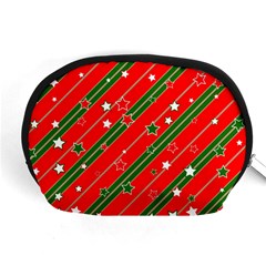 Christmas-paper-star-texture     - Accessory Pouch (Medium)