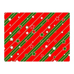 Christmas-paper-star-texture     - Two Sides Premium Plush Fleece Blanket (Mini)