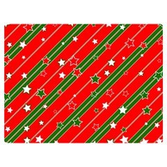 Christmas-paper-star-texture     - Premium Plush Fleece Blanket (Extra Small)