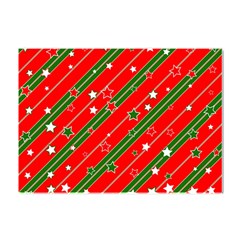 Christmas-paper-star-texture     - Crystal Sticker (A4)