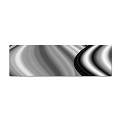 Waves-black-and-white-modern Sticker (bumper) by Bedest