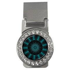 Ornament-district-turquoise Money Clips (cz)  by Bedest