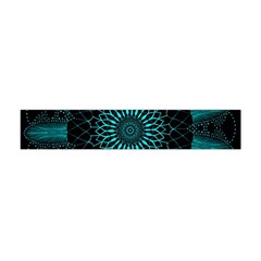 Ornament-district-turquoise Premium Plush Fleece Scarf (mini) by Bedest