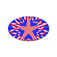 Star-explosion-burst-usa-red Sticker Oval (100 Pack) by Bedest