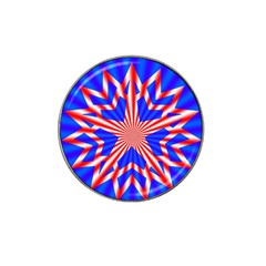 Star-explosion-burst-usa-red Hat Clip Ball Marker by Bedest