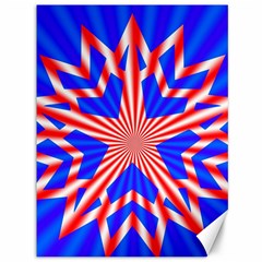 Star-explosion-burst-usa-red Canvas 36  X 48  by Bedest