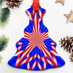 Star-explosion-burst-usa-red Christmas Tree Ornament (two Sides) by Bedest