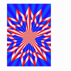 Star-explosion-burst-usa-red Large Garden Flag (two Sides) by Bedest