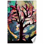 Tree-moon-night-sky-landscape Canvas 20  x 30  19.62 x28.9  Canvas - 1