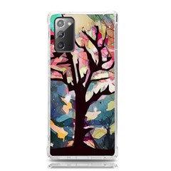 Tree-moon-night-sky-landscape Samsung Galaxy Note 20 Tpu Uv Case by Bedest