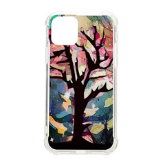 Tree-moon-night-sky-landscape Iphone 11 Pro 5 8 Inch Tpu Uv Print Case by Bedest