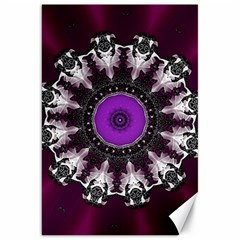 Kaleidoscope-round-circle-geometry Canvas 20  X 30  by Bedest