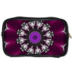 Kaleidoscope-round-circle-geometry Toiletries Bag (one Side) by Bedest