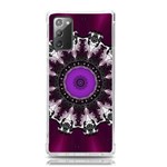 Kaleidoscope-round-circle-geometry Samsung Galaxy Note 20 TPU UV Case Front