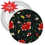 Background Vintage Japanese Design 3  Buttons (10 pack)  Front