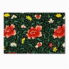 Background Vintage Japanese Design Postcards 5  X 7  (pkg Of 10) by Bedest