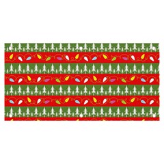 Christmas-papers-red-and-green Banner And Sign 6  X 3  by Bedest