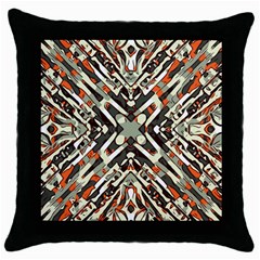 Arabic Backdrop Background Cloth Throw Pillow Case (black) by Bedest