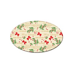 Christmas-paper-scrapbooking-- Sticker Oval (100 Pack) by Bedest