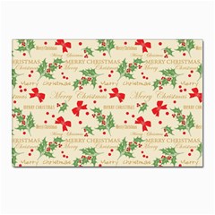 Christmas-paper-scrapbooking-- Postcards 5  X 7  (pkg Of 10) by Bedest