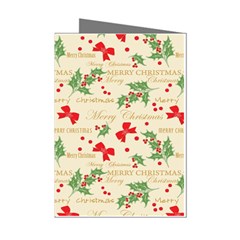 Christmas-paper-scrapbooking-- Mini Greeting Cards (pkg Of 8) by Bedest