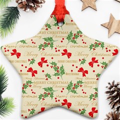 Christmas-paper-scrapbooking-- Star Ornament (two Sides) by Bedest