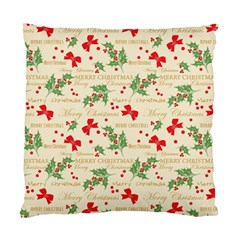 Christmas-paper-scrapbooking-- Standard Cushion Case (two Sides) by Bedest