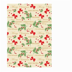 Christmas-paper-scrapbooking-- Large Garden Flag (two Sides) by Bedest