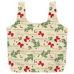 Christmas-paper-scrapbooking-- Full Print Recycle Bag (xl) by Bedest