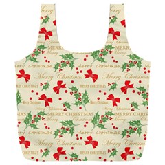 Christmas-paper-scrapbooking-- Full Print Recycle Bag (xxl) by Bedest