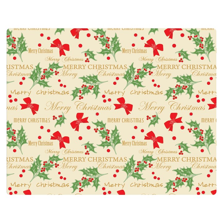 Christmas-paper-scrapbooking-- Premium Plush Fleece Blanket (Medium)