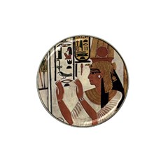 Hieroglyphics-goddess-queen Hat Clip Ball Marker (4 Pack) by Bedest