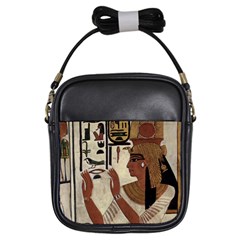 Hieroglyphics-goddess-queen Girls Sling Bag by Bedest