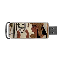 Hieroglyphics-goddess-queen Portable Usb Flash (two Sides)