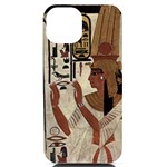 Hieroglyphics-goddess-queen iPhone 14 Black UV Print Case Front