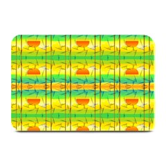 Birds-beach-sun-abstract-pattern Plate Mats by Bedest