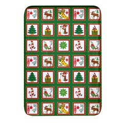 Christmas-paper-christmas-pattern Rectangular Glass Fridge Magnet (4 Pack)