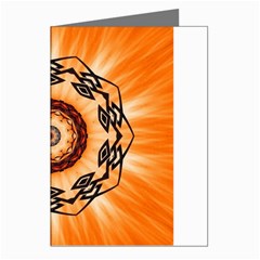 Abstract-kaleidoscope-colorful Greeting Cards (pkg Of 8)